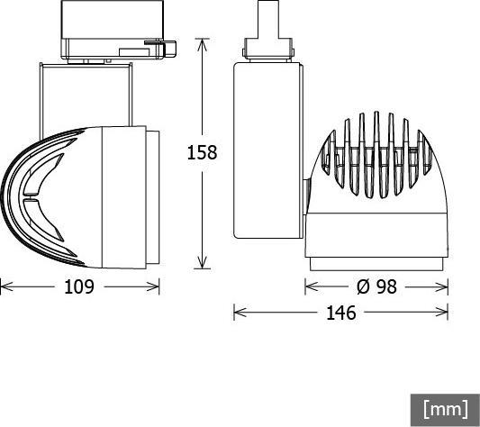 Produktbild LTS LED-Stromschienenstrahler (3180 lm)
