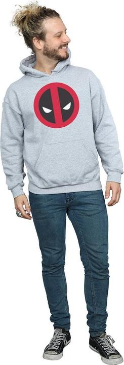 Actual product image Mens Deadpool Large Clean Logo Hoodie (XL)