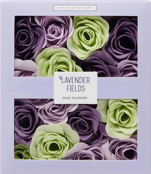Image du produit Heathcote & Ivory Fleurs de bain Lavender Fields en boîte coulissante 85g