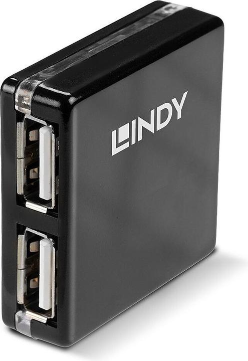 Image du produit Lindy USB 2.0 Mini Hub (USB-A, 2 Ports)