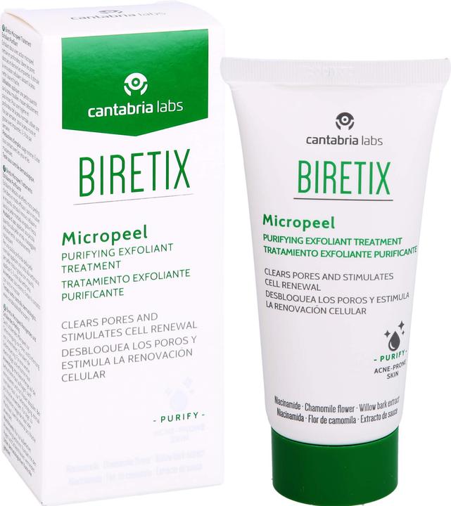 Produktbild Biretix Micropeeling zur Tiefenreinigung von Poren und Entfernung von Unreinheiten, 50 ml Gel (Peeling, 50 ml)