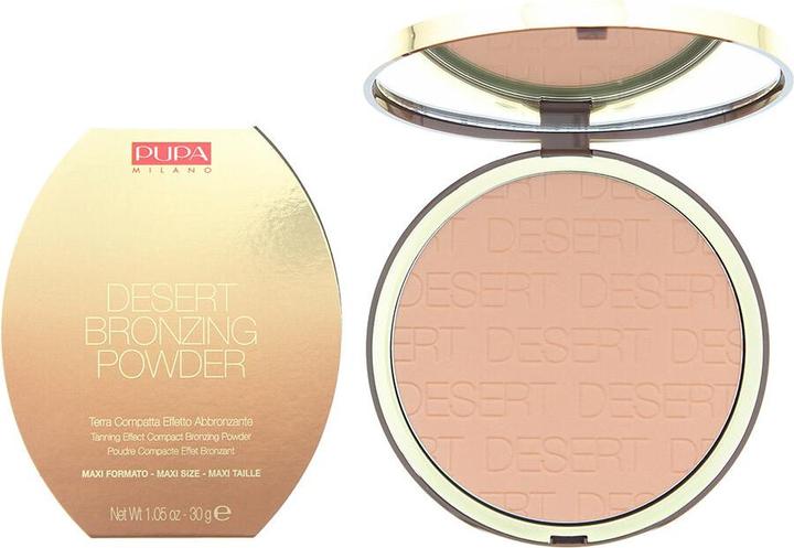 Actual product image Pupa Milano Pupa - Desert Bronzing Powder Bronzer 005 Light Sun Matt 30G (005, Bronzer, 30 g)