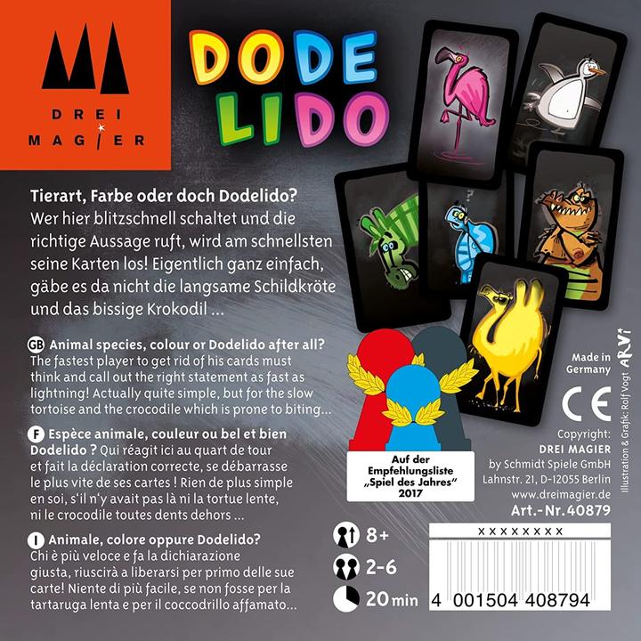 Productafbeelding Drei Magier Spiele Dodelido (Duits, Frans, Italiaans, Engels)