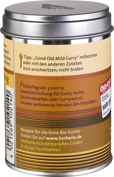 Actual product image Herbaria Good Old Mild Curry (80 g)