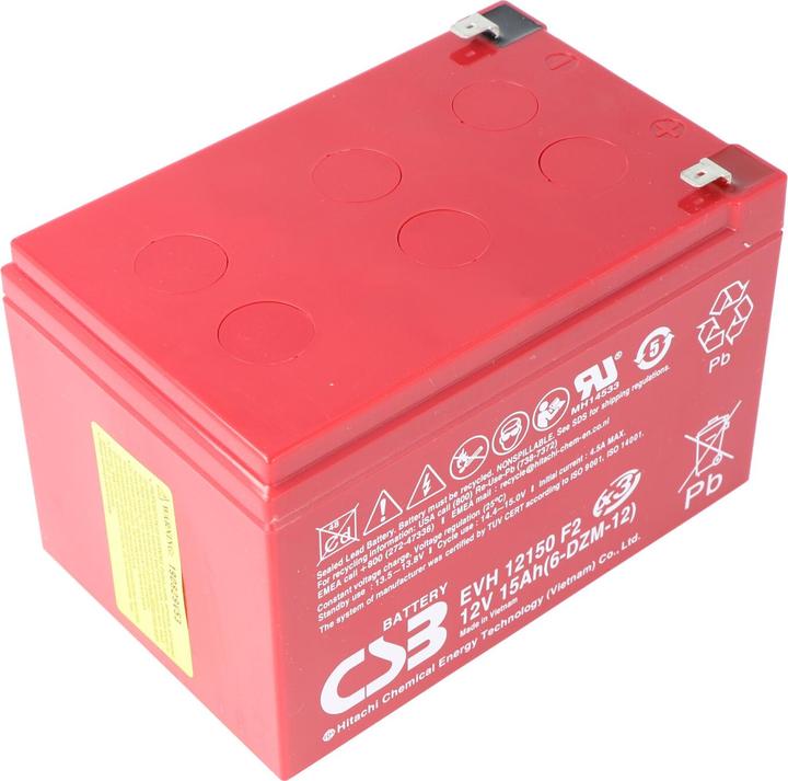 Produktbild CSB EVH12150X3 Akku als Ersatz für den Panasonic LC-CA1216P1 Blei Akku (12V)