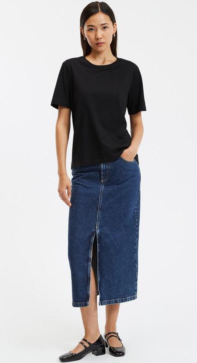 Produktbild La Redoute Collections T-Shirt mit rundem Ausschnitt und kurzen Ärmeln (M)