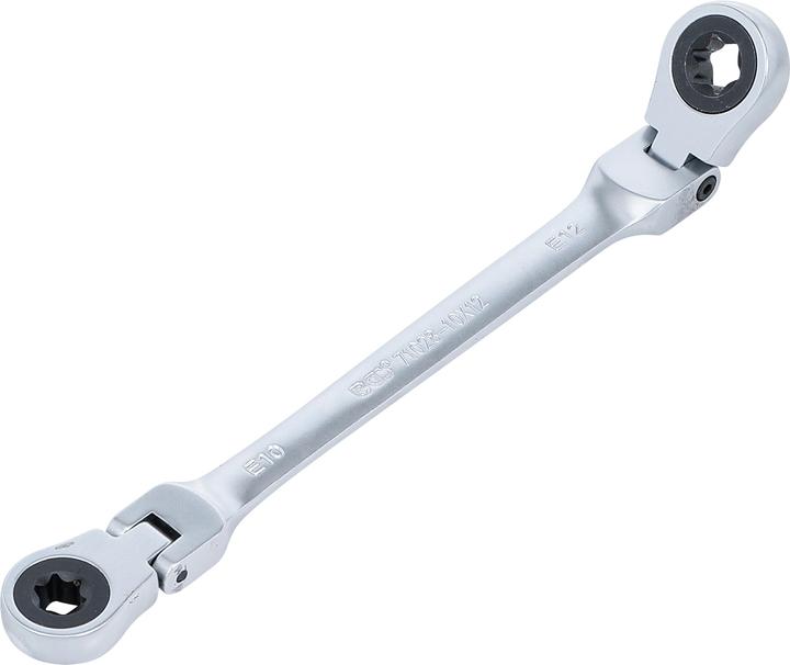 Productafbeelding BGS Chiave ad anello a cricchetto doppio | regolabile | con teste ad anello e profilo E | E10 x E12