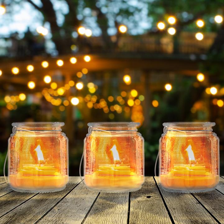 Actual product image Relaxdays 12x lantern (1 x, 9.5 x 8.5 x 18 cm)