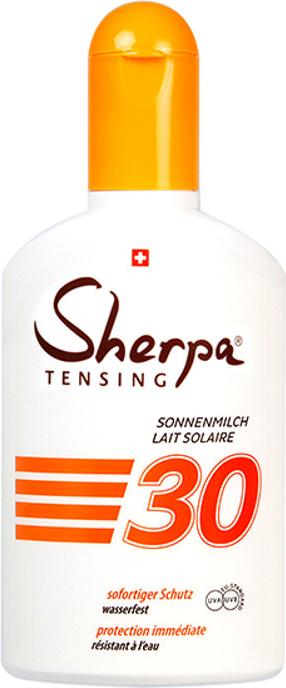 Actual product image Sherpa Tensing Sun Milk (Suntan lotion, SPF 30, 175 ml, 210 g)