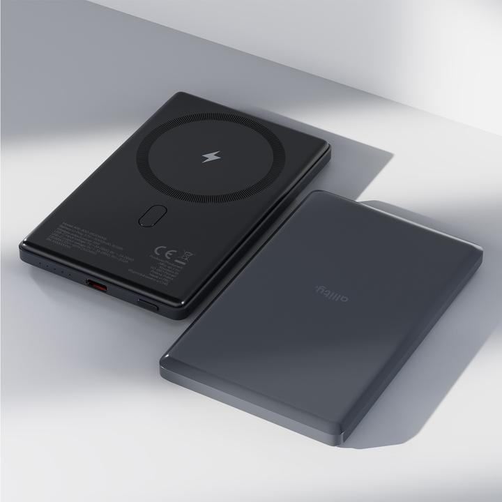 Immagine prodotto Allity wireless power bank APB-300 PD QC 20W 5000 mAh magnetic gray (5000 mAh, 20 W, 15 Wh)