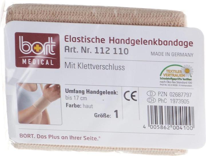 Bort Medical Handgelenkbandage Velcro 8cm Gr2 -19cm hautf (2)