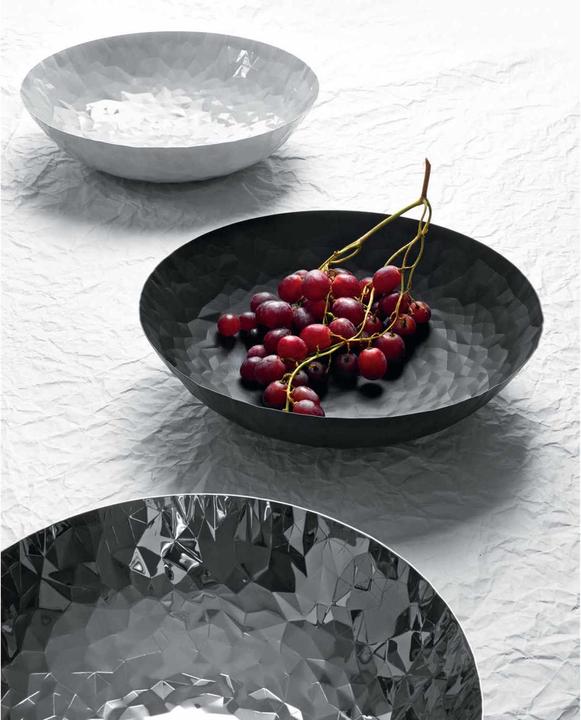 Actual product image Alessi Black steel fruit bowl