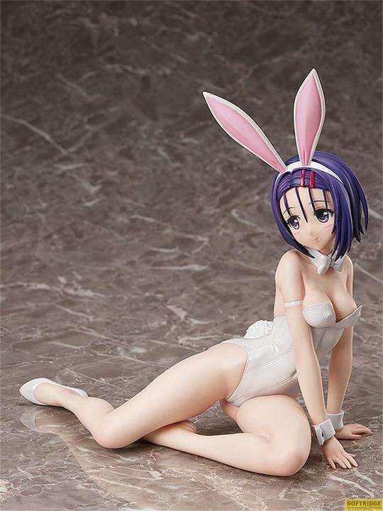 Actual product image FREEing To Love-Ru Darkness statuette PVC 1/4 Haruna Sairenji Bare Leg Bunny Ver. 26 cm