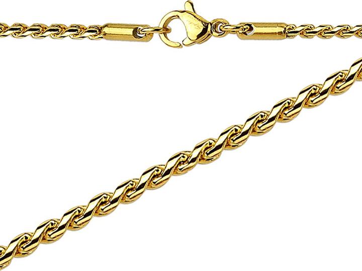 Immagine prodotto Star Piercing Kette verdreht rund vergoldet (senza ottone, Acciaio chirurgico 316L)