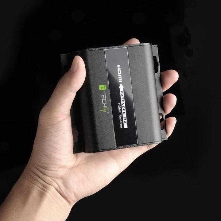 Produktbild EFB Elektronik TECHLY HDBitT HDMI Extender Set Sender und Empfaenger ueber IP ueber Netzwerkabel Cat5/5e/6 bis 8...