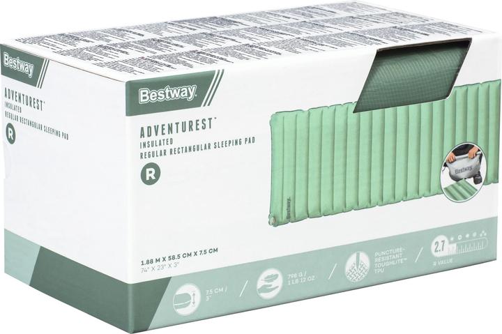 Immagine prodotto Bestway AdventuRest™, materassino gonfiabile singolo 188 x 58,5 x 7,5 cm