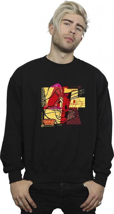 Actual product image Looney Tunes Mens Bugs Bunny Rabbit New Year Sweatshirt (XL)
