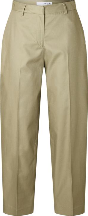 Selected Femme Mid Waist Barrel Fit Hosen