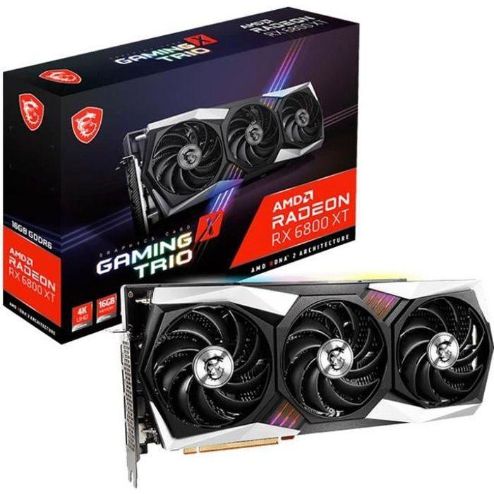 Image du produit MSI Radeon RX 6800 XT GAMING X TRIO (16 Go)