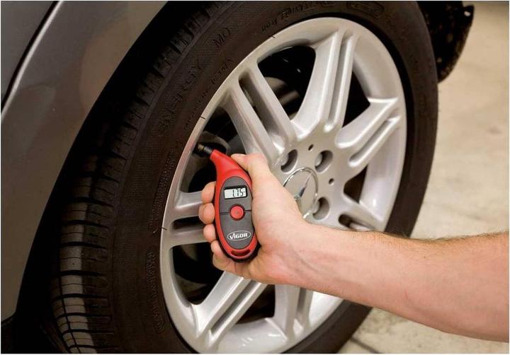Actual product image Vigor Tyre Pressure Tester ∙ V1423 ∙ 128 mm