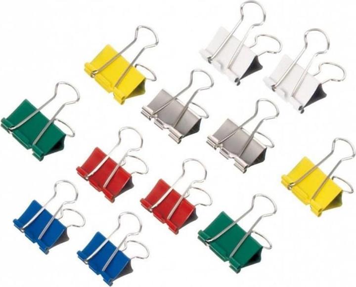 Actual product image Maul Paper clip Mauly 19 mm, 12 pieces, Multicoloured (12 x)
