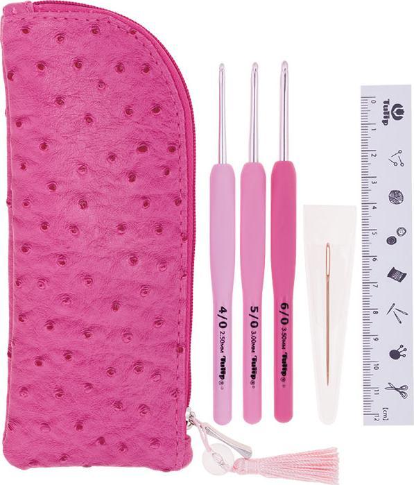 Produktbild Artman ETIMO Rose Häkelnadel Set mit Softgriff 2,50 - 3,50 mm