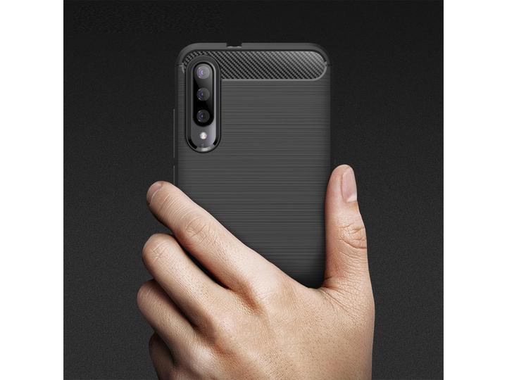 Immagine prodotto Screenguard Xiaomi Mi A3 Scafo Carbonio Spazzolato Morbido TPU (Mi A3)