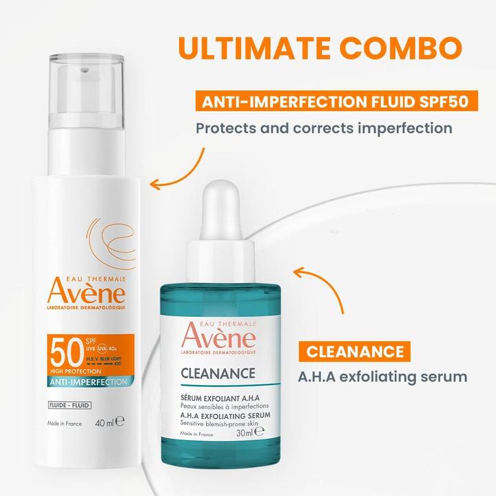 Immagine prodotto Avène Sun Anti-Unreinheiten Fluid SPF50 40ml (Crema solare viso, SPF 50, 40 ml)