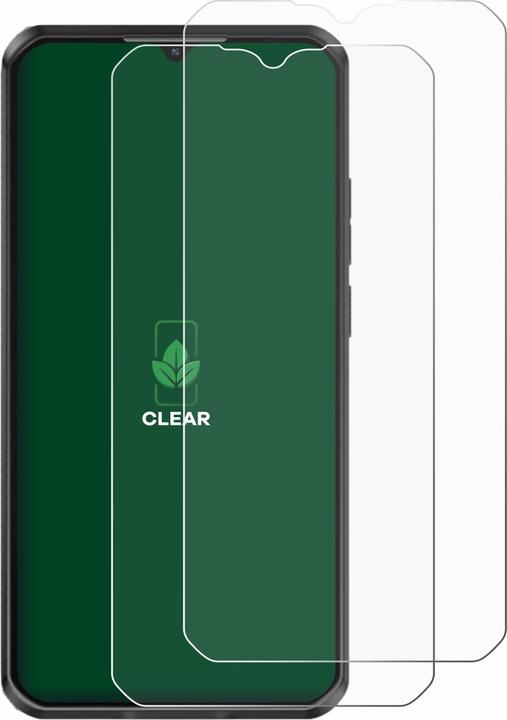 Actual product image ScreenLeaf Protective film sustainable screen protector screen protector film clear transparent (2 Piece, Oukitel C50)