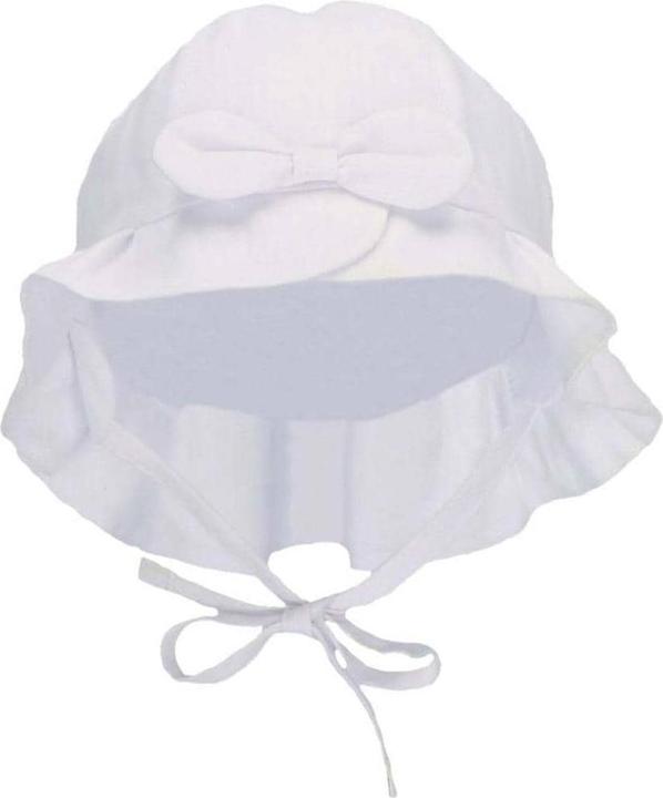 Actual product image Sterntaler Sun hat with bow white size 51 (51)