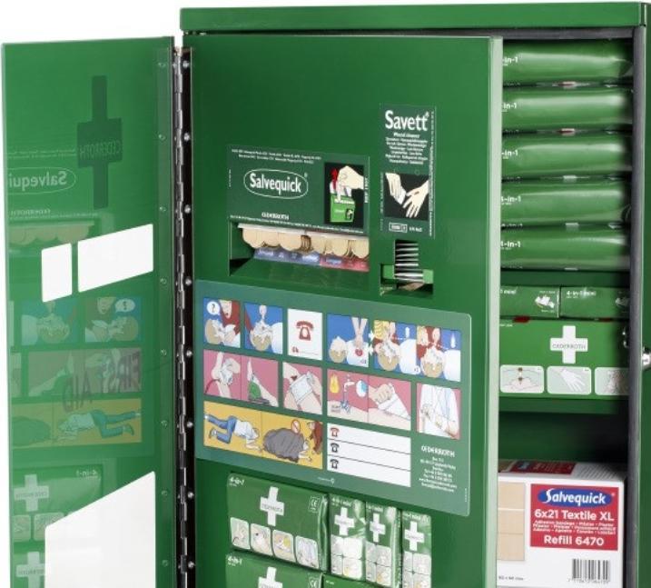 Produktbild Cederroth Erste-Hilfe-Schrank mit Doppeltür (Notfallkoffer)