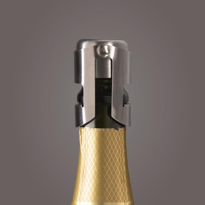 Produktbild Vacu Vin Champagnerflaschen-Verschluss Edelstahl (Champagnerverschluss)