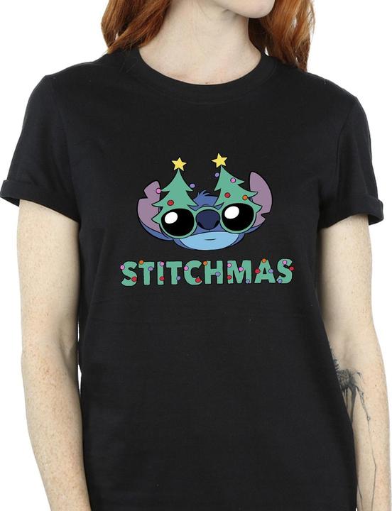 Immagine prodotto Disney Lilo & Stitch Stitchmas Glasses Maglietta Ampia Donna (XXL)