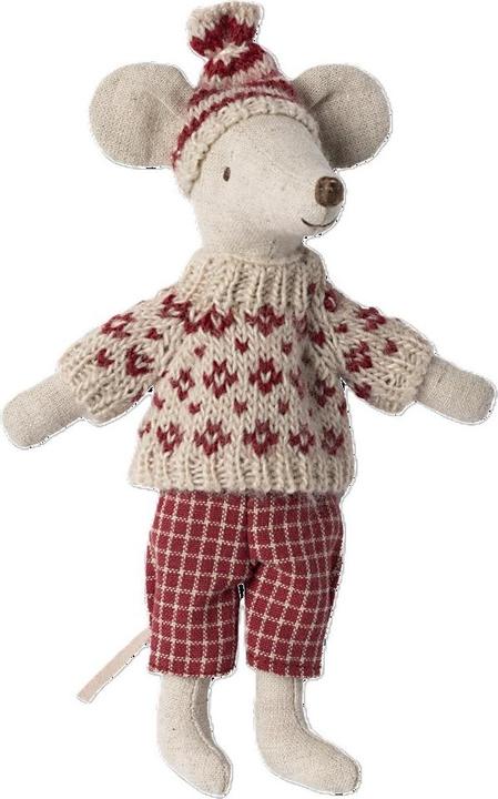 Produktbild Maileg Wintermaus mit Skiset (16 cm)