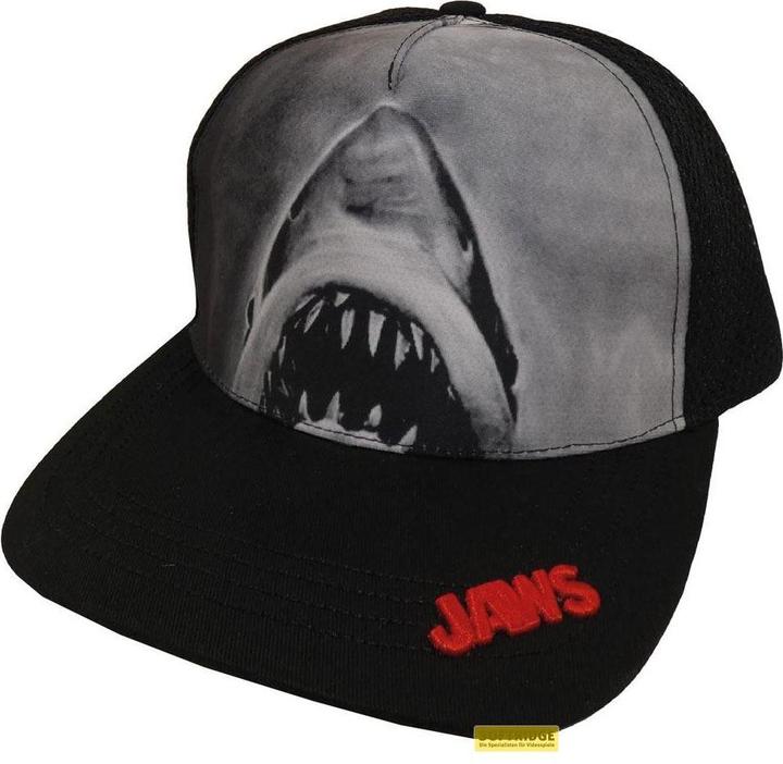Heroes Inc Les Dents de la Mer - Casquette Snapback Noire Impression par sublimation