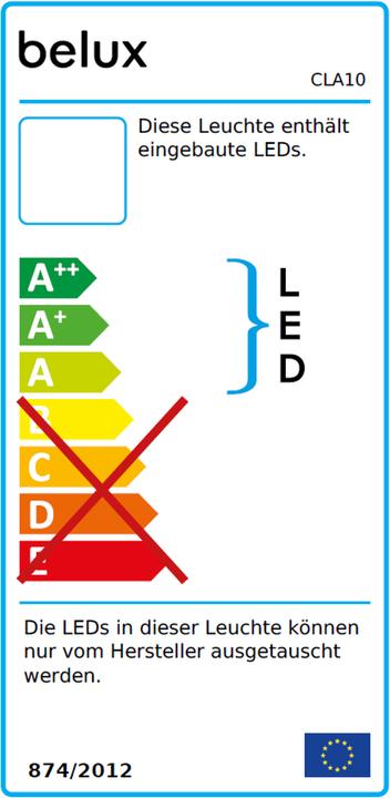 Etichetta energetica Belux Lampada da terra a led classica