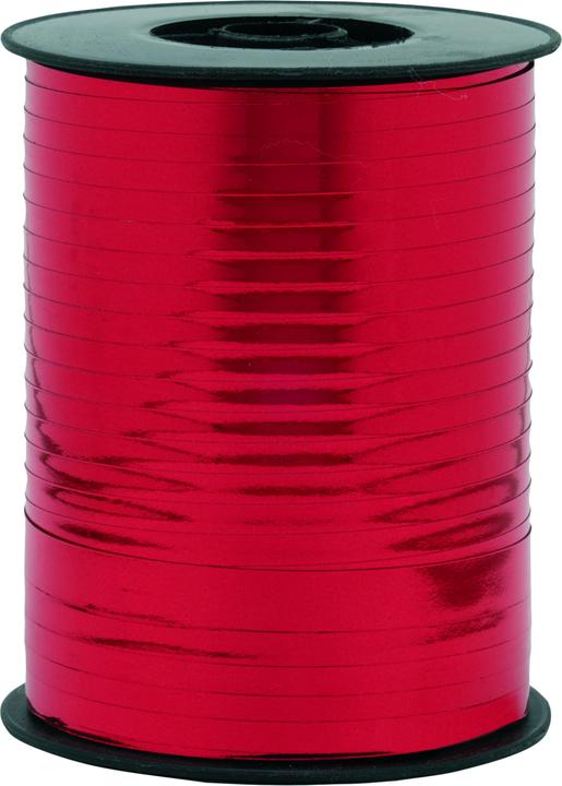 Goldina Ruban métallique, 10 millimètres x 250 mètres, rouge (Ruban, 1 x)