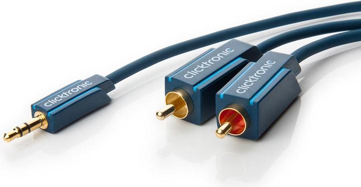 Image du produit Goobay Câble adaptateur MP3 (1 m, Jack 3,5 mm (AUX), RCA)