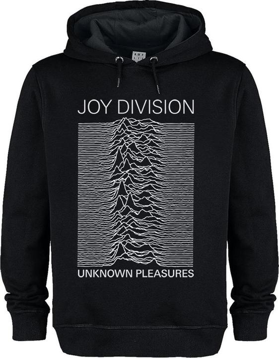 Actual product image Amplified Unisex Adult Unknown Pleasures Joy Division Hoodie (XXL)