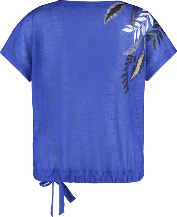 Actual product image Taifun Casual shirt with drawstring hem T-shirt short sleeve round neck - 62818 (36)