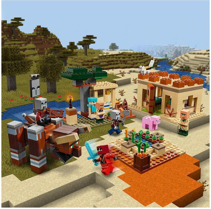 Produktbild LEGO Der Illager-Überfall (21160, LEGO Minecraft)