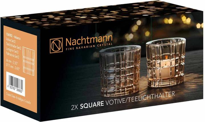 Immagine prodotto Nachtmann Porta tealight Quadrato Votivi (2 x, Ø 7 x 6,5 cm)