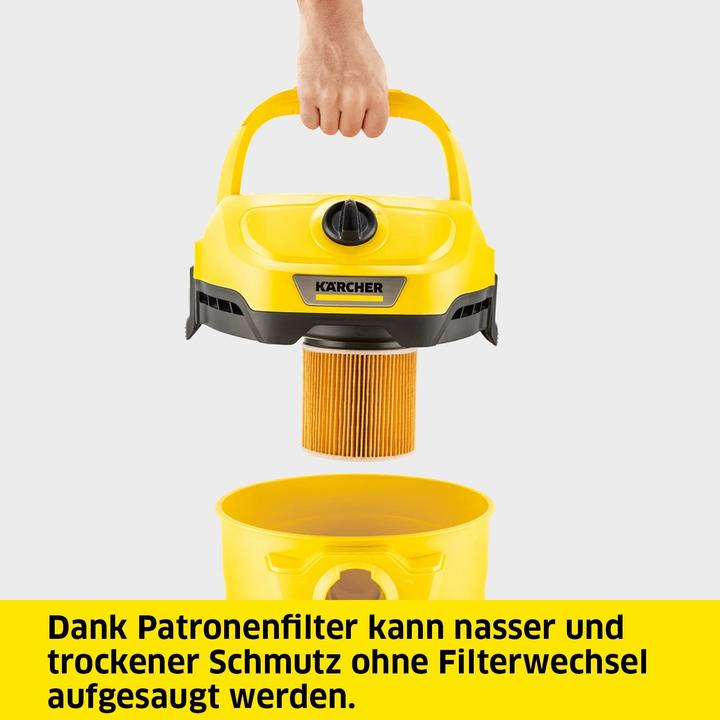 Actual product image Kärcher WD 2 Plus V-12/4/18/C (Wet dry vacuum cleaner)