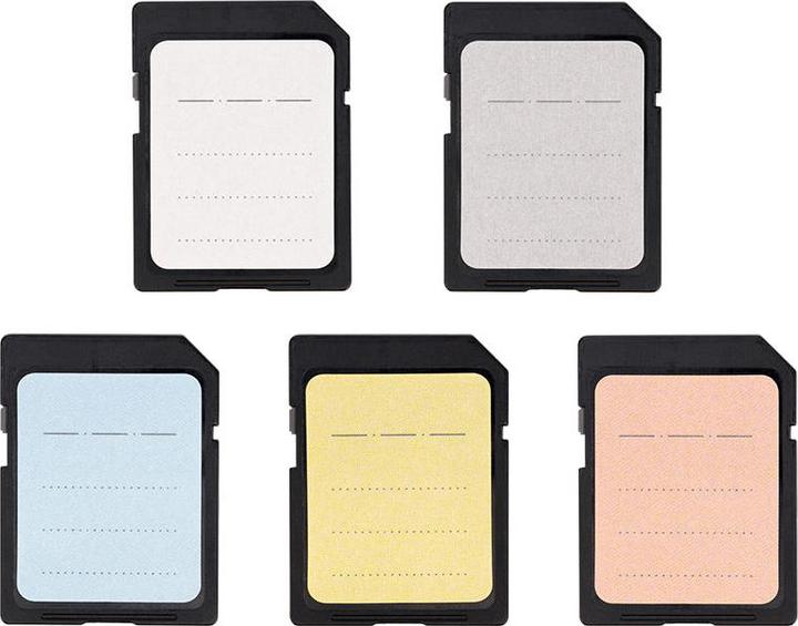 JJC SDSL 480 memory card label sticker (SD)