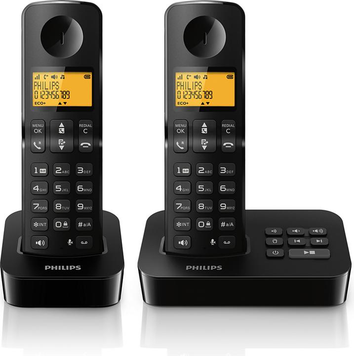 Immagine prodotto Philips D2652B/01 Telefono cordless con segreteria telefonica