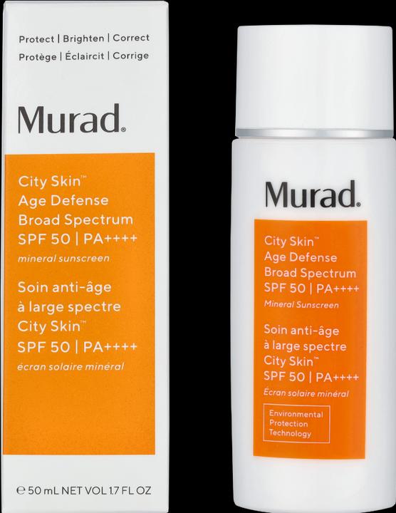 Actual product image Murad City Skin Age Defense Sunscreen SPF 50 I PA++++ 50 ml (Sun cream face, SPF 50, 50 ml)