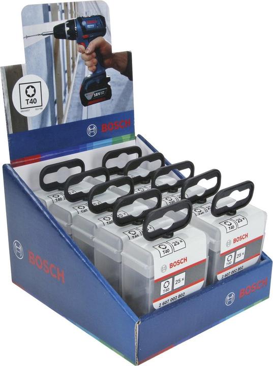 Actual product image Bosch Professional Zubehör Screwdriver bit set (Hexagon socket TX M40)