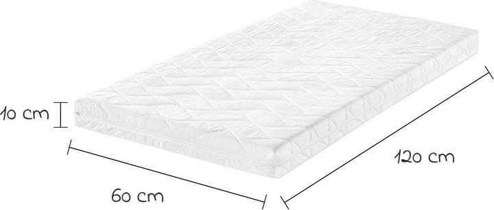 Actual product image Julius Zöllner Baby cot mattress Air Allround - 60 x 120 cm Baby mattresses & children's mattresses (60 x 120 x 10 cm)
