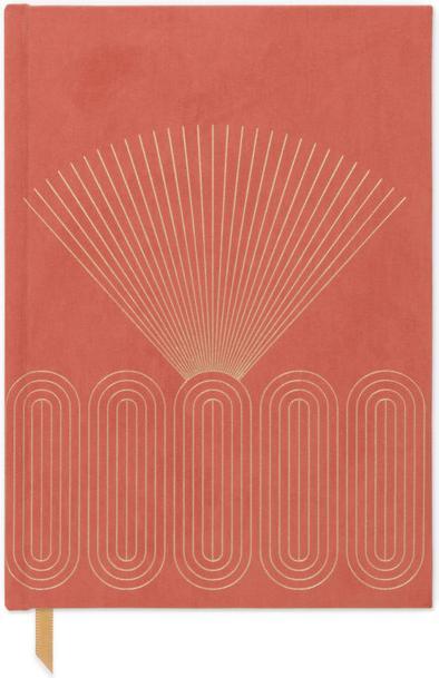 Actual product image Designworks Suede Journal (A5, Lined, Hardcover)