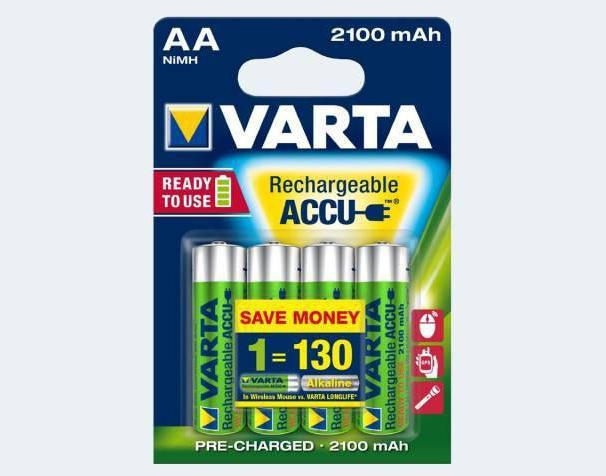 Immagine prodotto Varta Recharge Accu Power (4 pz., AA, 2100 mAh)